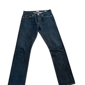 UB 201 - Men's Tapered Fit Denim Jeans - Dark Blue